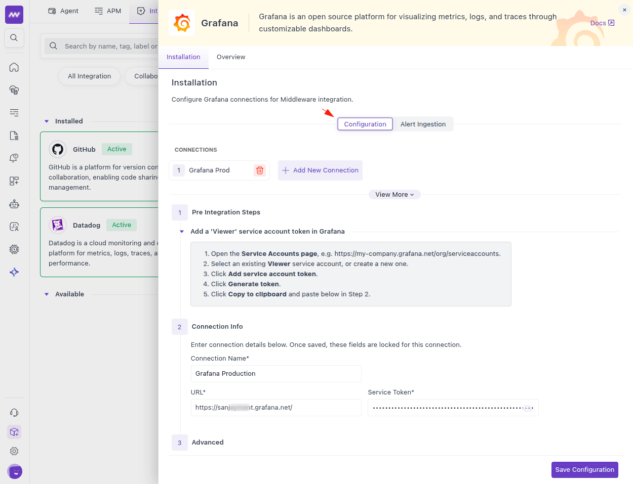 Grafana Configuration
