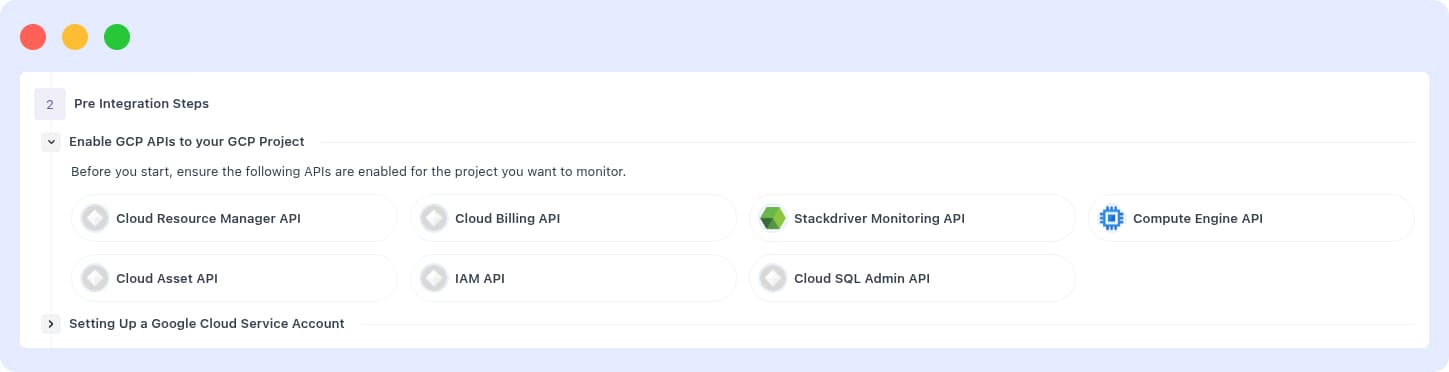 GCP APIs