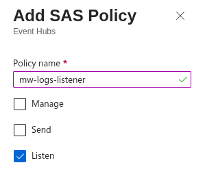 SAS Policy