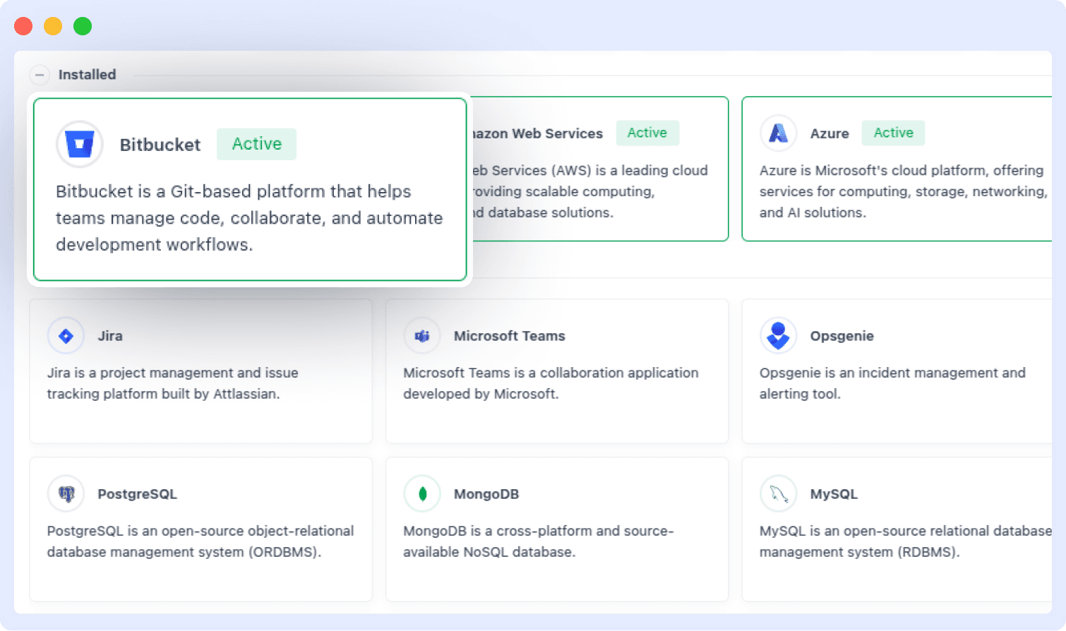 Bitbucket Integration