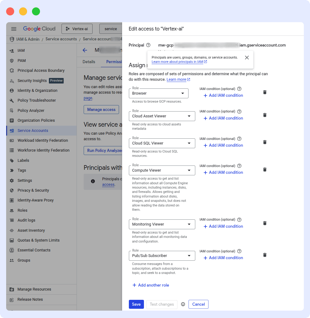 GCP Service Account