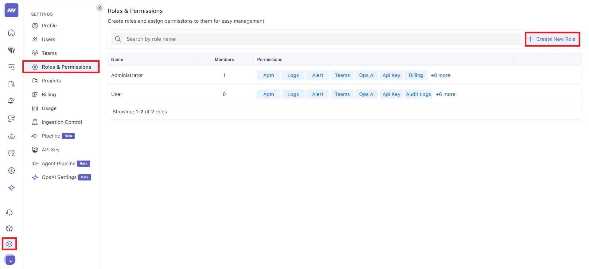Navigate User Role