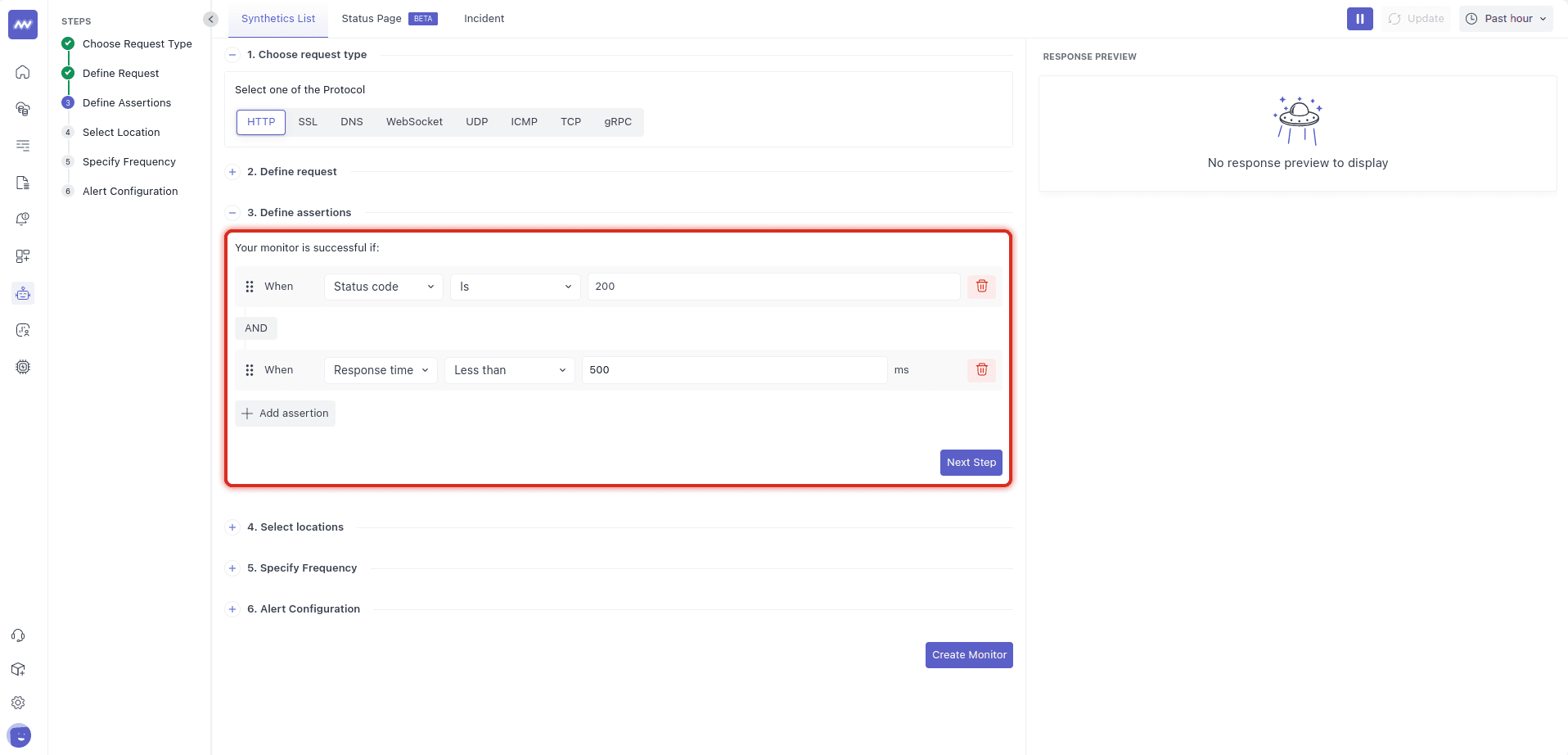 API test: define assertions