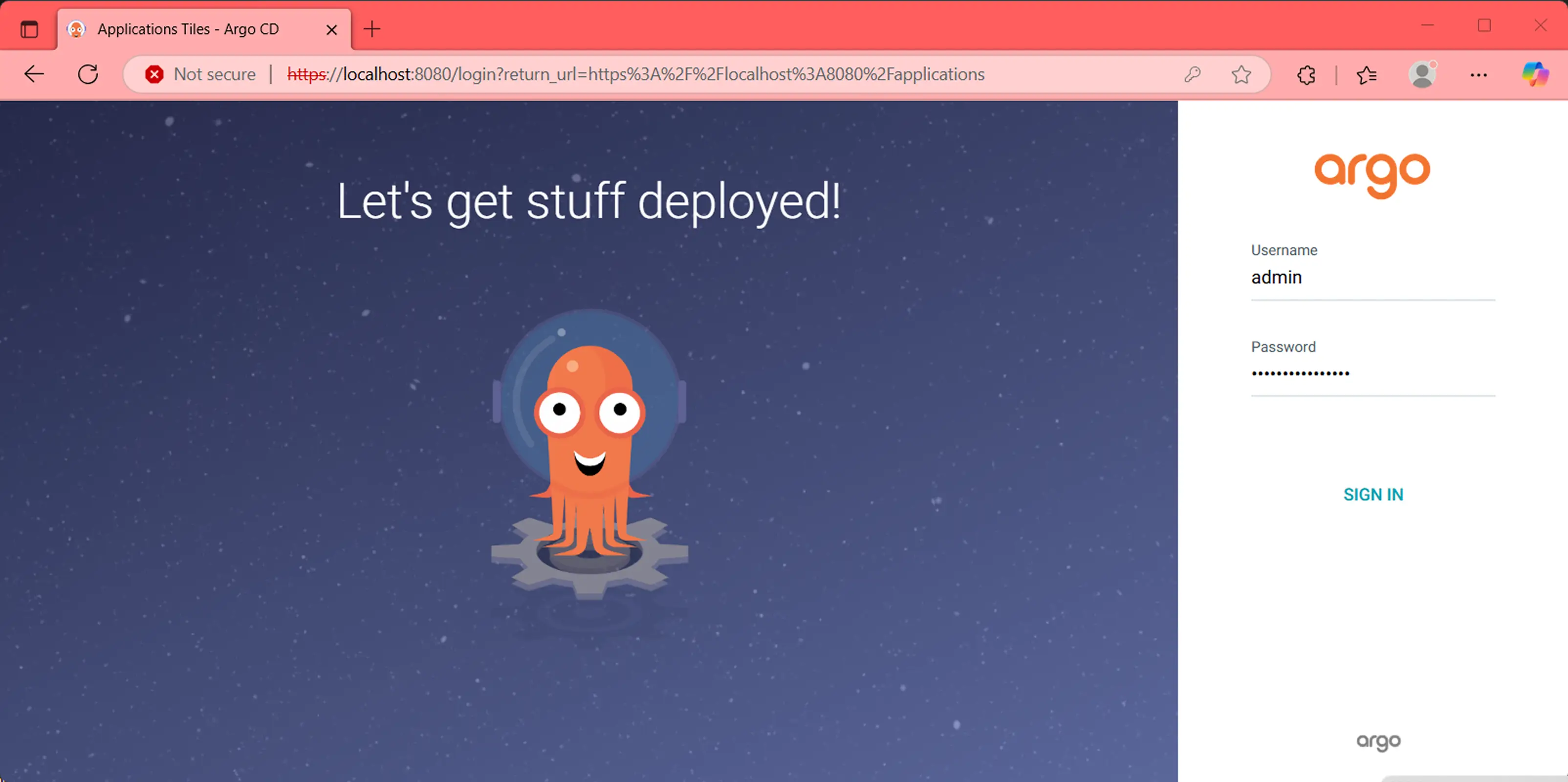 Kubernetes Agent Config Argo CD
