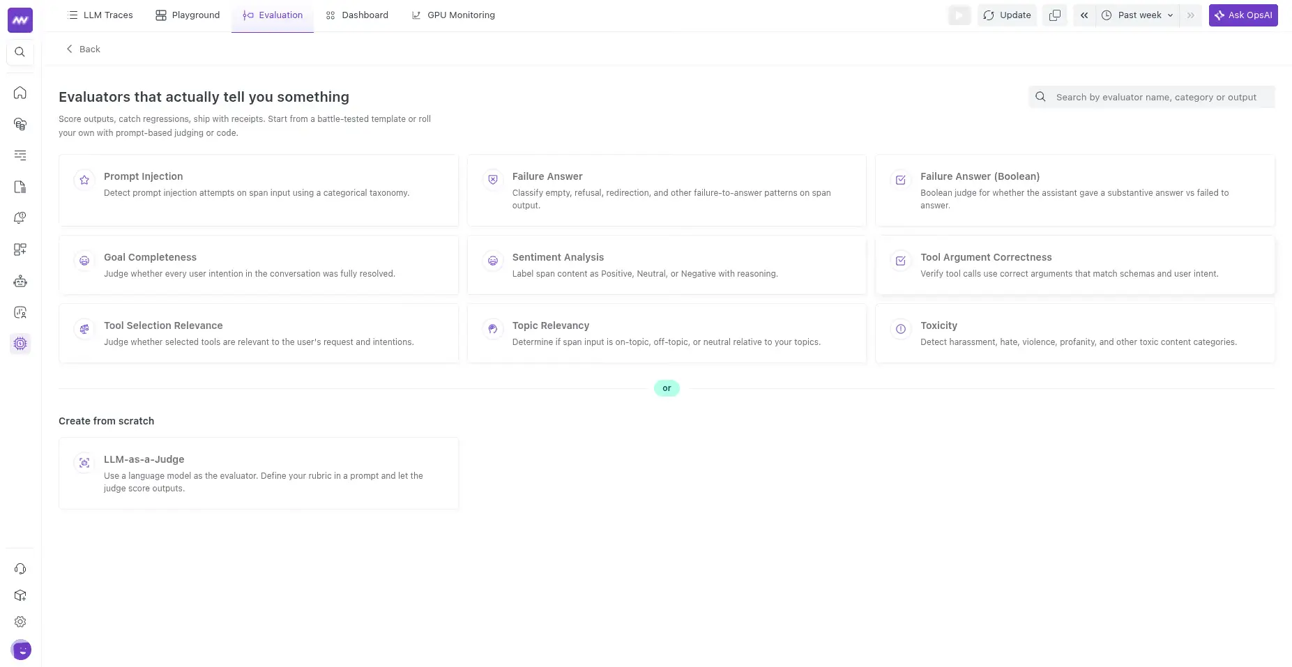 View Evalution Results