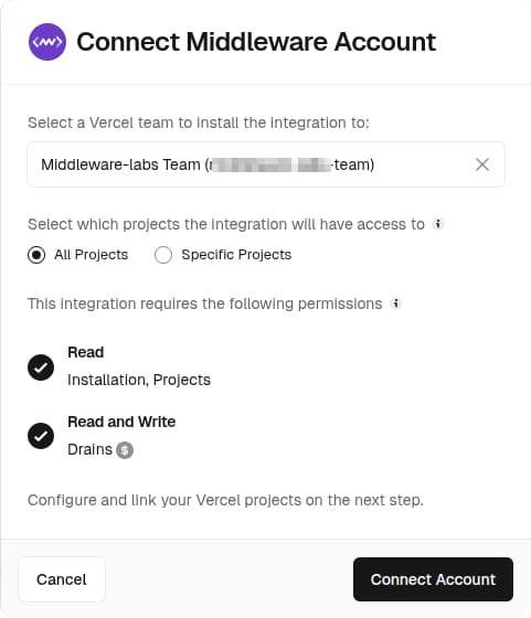 Middleware App Permissions