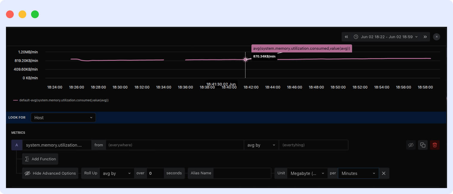 Customizing Metric Unit: Rate Unit Selection